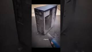 Dusty PC Magic Trick #retrocomputer #pcmasterrace #retrogaming #funny #foryou #funnyshorts