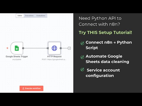 How to Connect n8n to Python API on Render (Part 2 – Data Cleaning Automation)