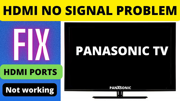 Panasonic smart tv ต อ hdmi ไม ม ภาพ