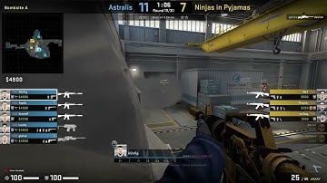 NIP & Astralis Nuke 2nd Vent Boost (CS:GO Tricks)