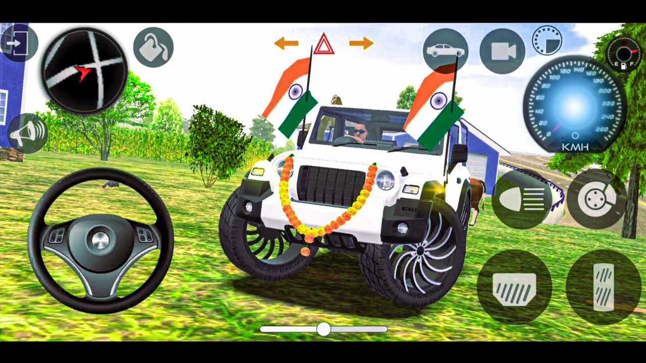 Modified🇮🇳 Mahindra😈 Thar Car Games: Indian Cars (Gadi Wala Game) - Car Game Android Gameplay 