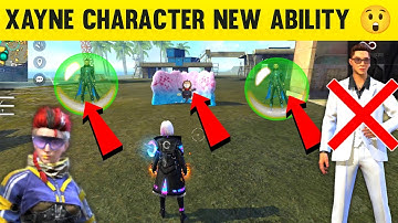 XAYNE CHARACTER NEW ABILITY😲ALOK+CHRONO+SKYLER