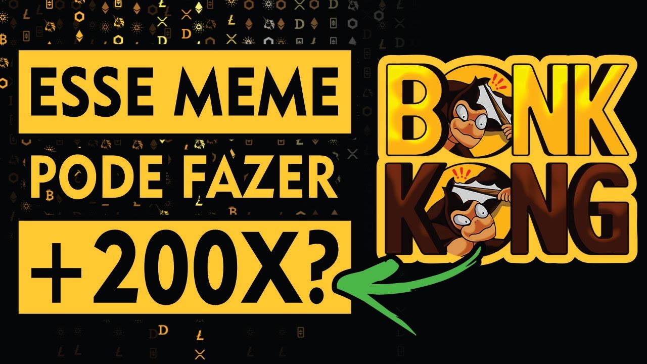 🐒BONK KONG | NOVO MEME QUE PODE FAZER 200X!
