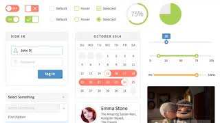 Free Photoshop Download – Basic UI Kit screenshot 3
