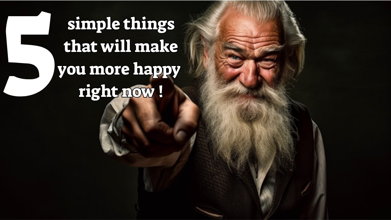 5 simple things that will make you more happy now !