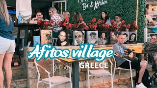 Afitos Halkidiki Kassandra walking street #travel #tour #walkingstreet 