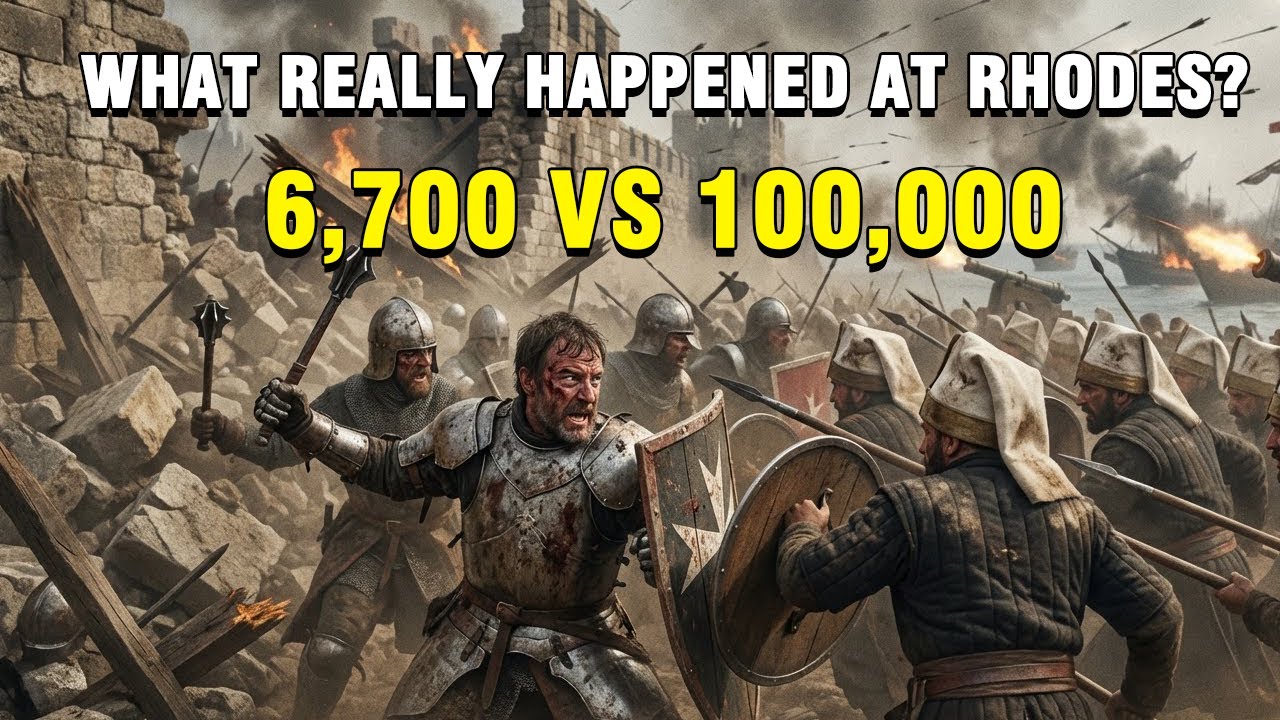 Rhodes (1522): When 6,700 Faced an Empire of 100,000 — Five Months of Unbreakable Resistance
