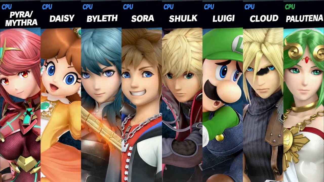 Super Smash Bros. Ultimate - Anthony's Favorites vs Palutena