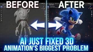 AI Just Fixed 3D Animation's Biggest Problem