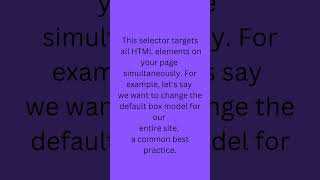Css Universal Selector Advanced Web Designing