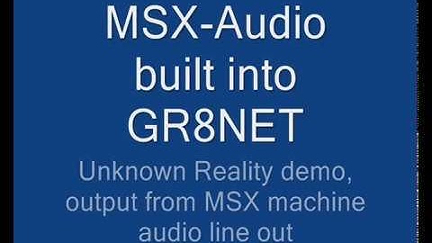 GR8NET with built-in Y8950 (MSX-Audio)