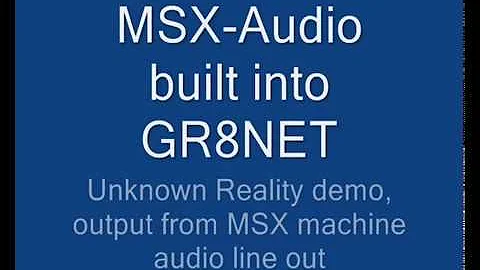 GR8NET with built-in Y8950 (MSX-Audio)