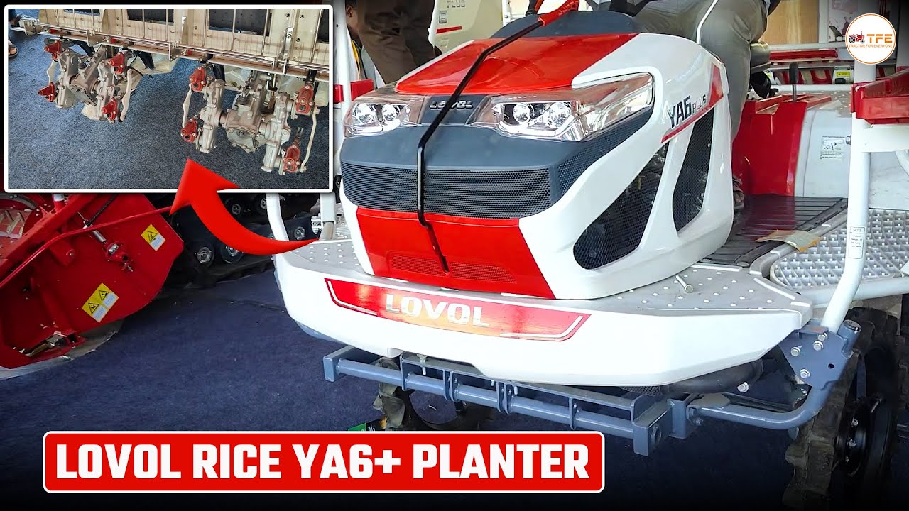 LOVOL YA6 Rice Transplanter Machine – Professional Rice Farming Equipment ✅