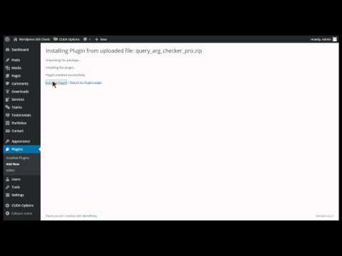 Wordpress Query Arg Checker