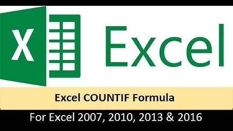 How to use COUNTIF function in Excel | Urdu/Hindi