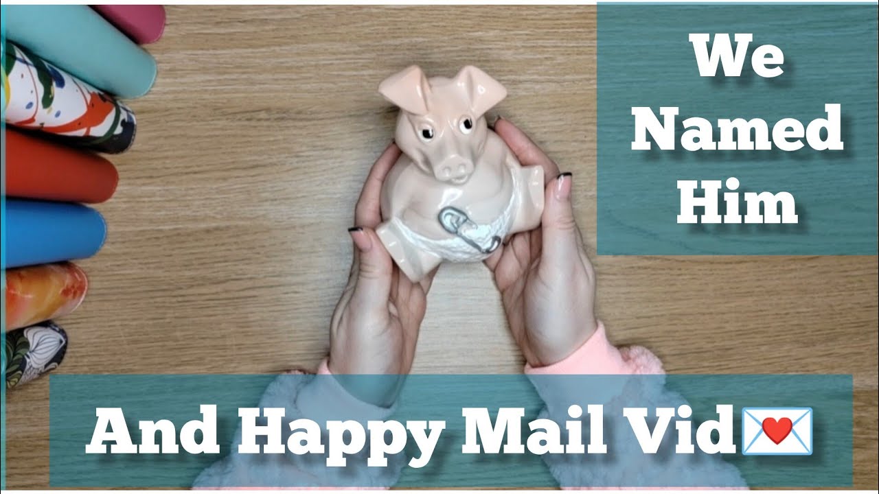 The Pig is Named🐷 • World Happy Mail 💌🌍Postal & Digital Download Savings Challenges • Cash Envelopes