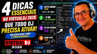 4 DICAS ESSENCIAIS Auto Gain, Filter, Strong e Ramp Stop Configurações TOP no VIRTUALDJ 2026!