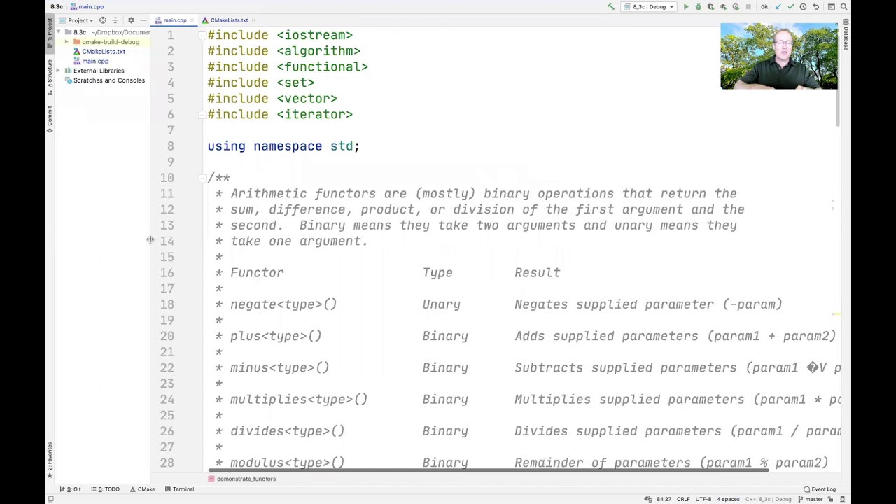 C++ STL Functors (Part 2) - YouTube