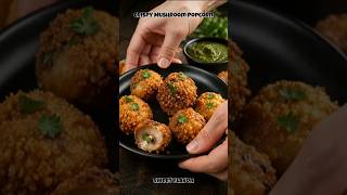 Crispy Mushroom Popcorn Recipe 🍄 | Better Than Restaurant Style! #asmr #shorts #shortsfeed