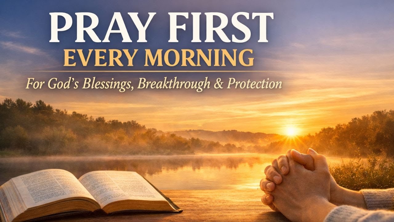 Pray First | Powerful Morning Prayer to Start Your Day Right with God | Protection, Favor & Blessing