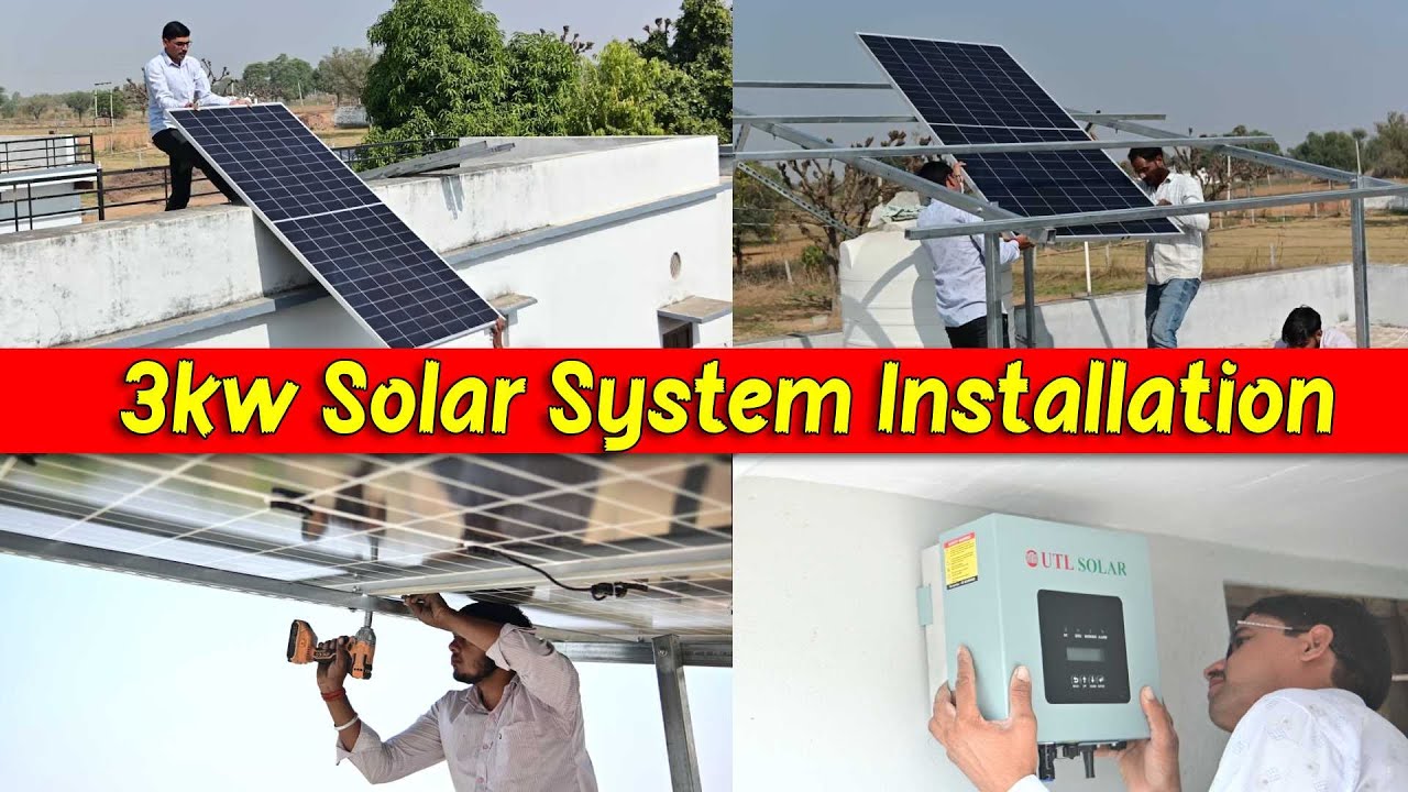 Complete 3kW Solar System Installation | Cost, Subsidy & Full Process ...