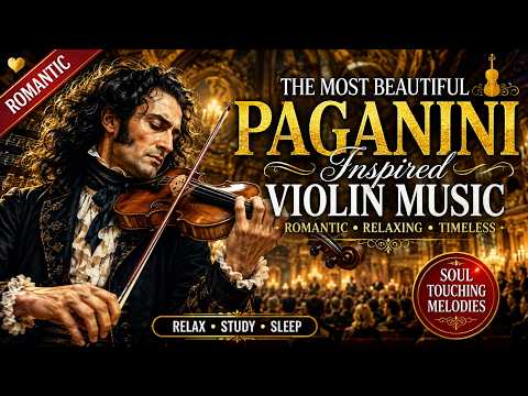 🎻 The Most Beautiful Paganini Inspired Violin Music Ever | Classical Music for Relaxation, & Sleep