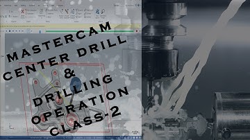 DRILLING in Mastercam 2022 | peck drilling | vmc fanuc controller |