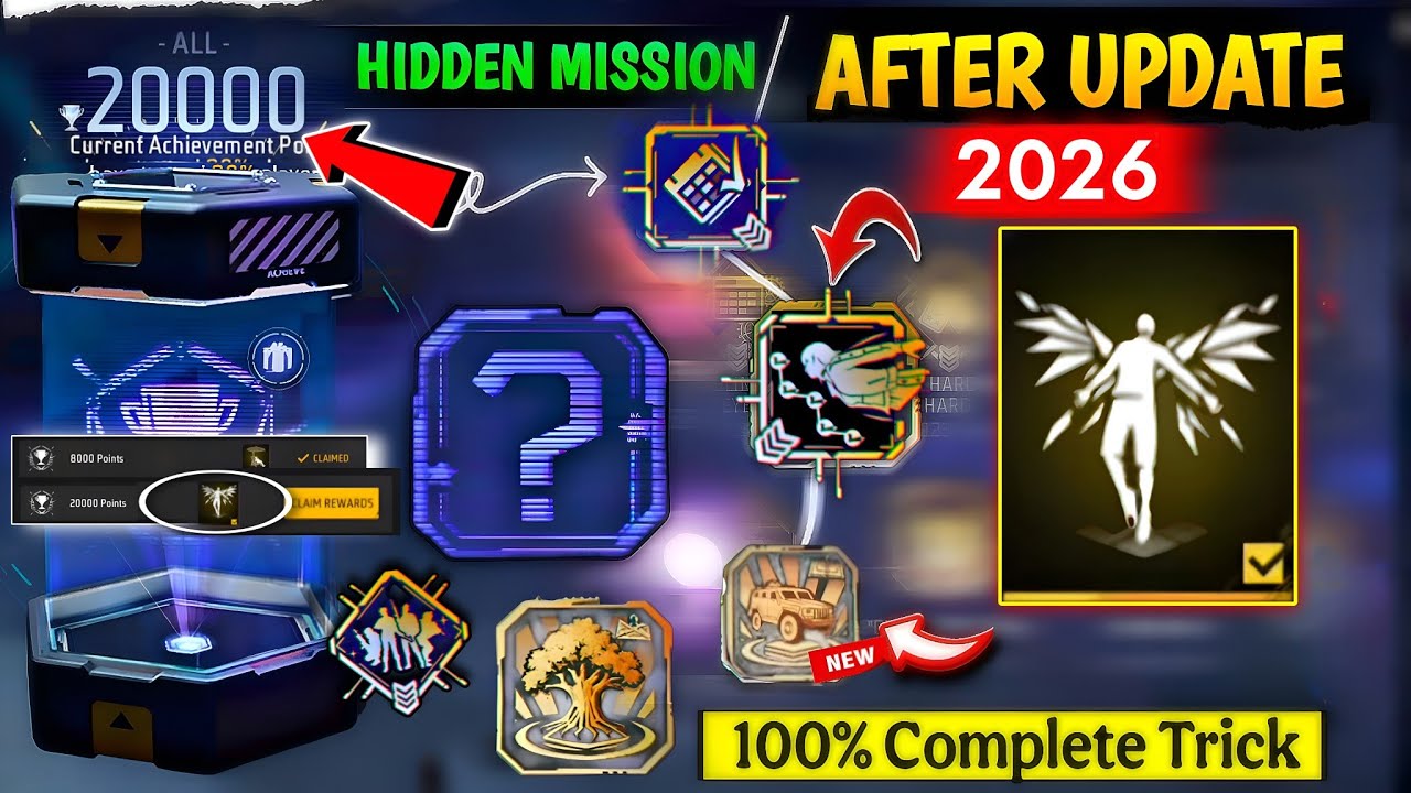 ACHIEVEMENT 2026🤩| New Hidden Achievement Mission🔥 Free Fire New Event | Free Fire Max