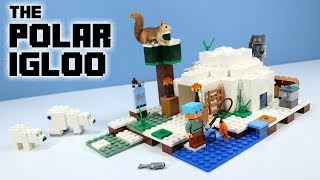 interval blande beruset LEGO Minecraft 2018 The Polar Igloo Speed Build Review 21142 - YouTube