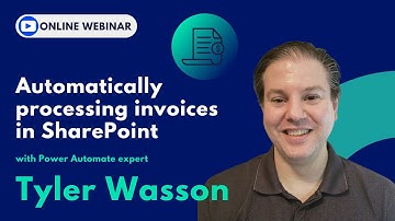 WEBINAR: Automatically processing invoices in SharePoint