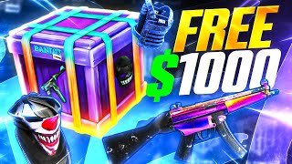 How I Got $1000 of Rust Skins FOR FREE on Bandit Camp  Rust Gambling