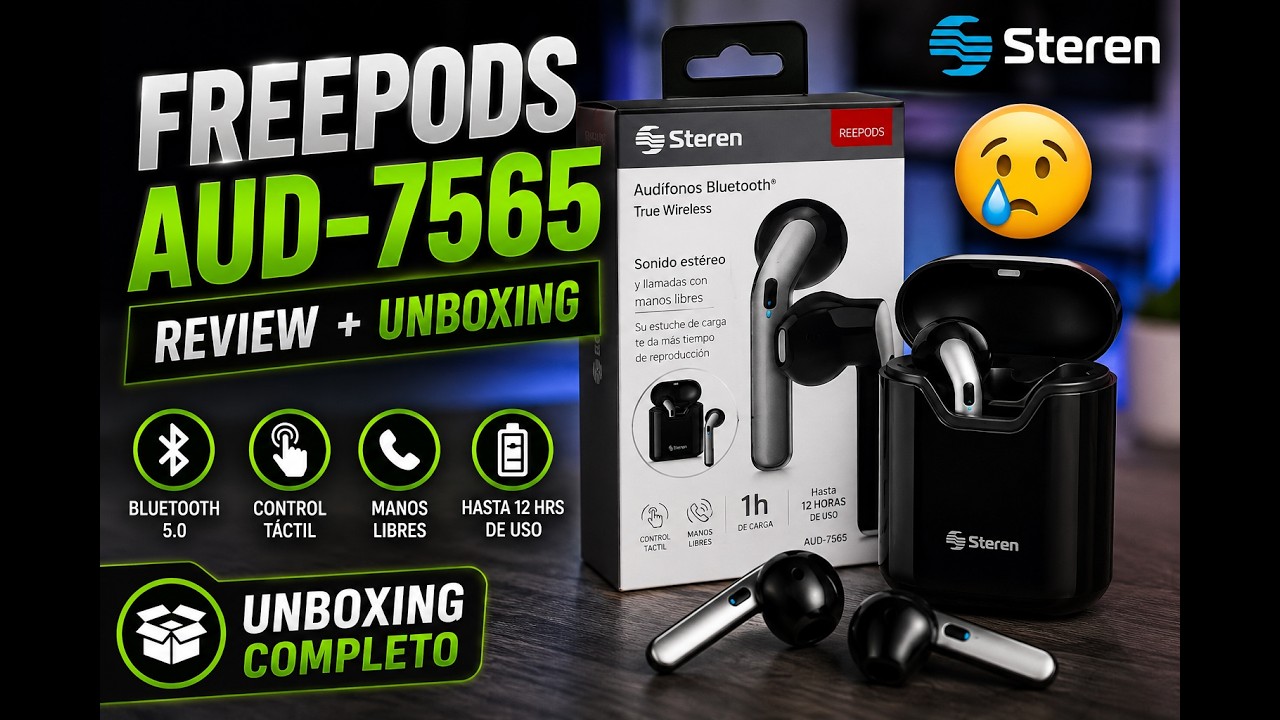 Miniatura de la reseña Steren AUD-7565 Freepods | Reseña