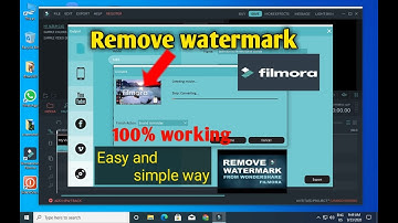 How to remove watermark in filmora 9 windows 10 ll How to REMOVE WATERMARK from wondershare filmora