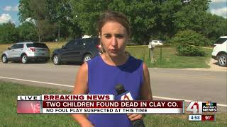 Two children found dead in rural Clay County