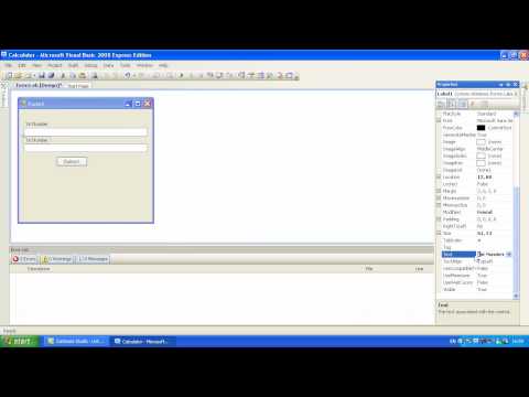 Visual Basic Tutorial Calculator