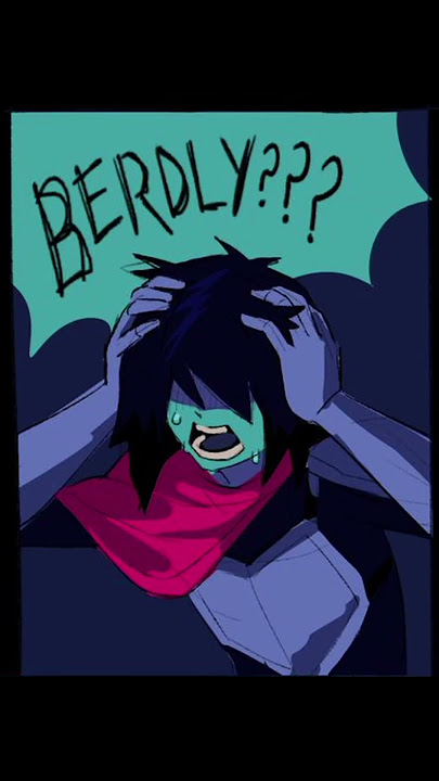 BERDLY?!?!? #deltarune #voiceacting #comicdub