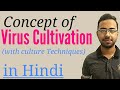 virus cultivation methods | virus cultivation in cell culture | virus cultivation in embryonated egg