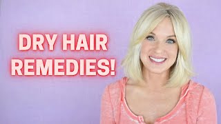 HOW TO FIX DRY HAIR AT HOME! DRY HAIR CARE ROUTINE!