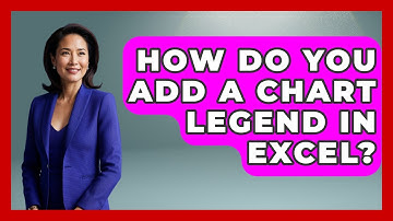 How Do You Add A Chart Legend In Excel? - Docs and Sheets Pro