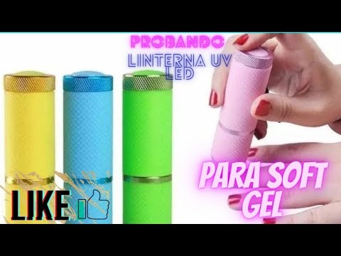 Mini linterna Led para uñas con estampador