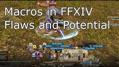 FFXIV | Using Macros For Combos- Flaws And Potential