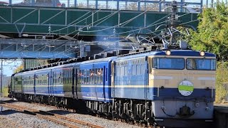 両毛線ELシルク両毛 岩宿駅停車20141103