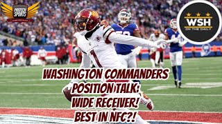 Washington Commanders PRE-FA Position Talk: Wide Receiver! Best Unit in NFC?