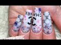 Chanel milk bath acrylic nails