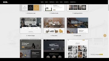 BIM - Architecture and Interior Design Elementor WordPress Theme building clean Build Website