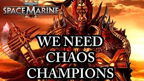 REACTING TO CHAOS "CHAMPION," SKINS! (Space Marine 2 Discussion) Patch 7.2