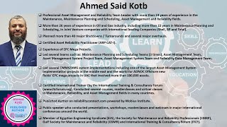 Biography Video (till end of 2020) - Ahmed Said Kotb