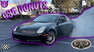INFINITI G35 COUPE TRYING TO DO DONUTS WITH OPEN DIFFERENTIAL