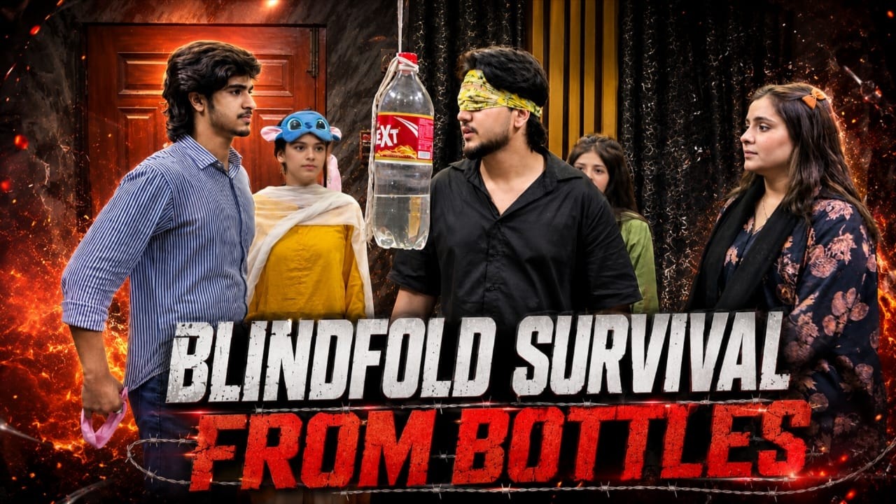 FINNALY GHAR WAPIS AGAY // MOST FUNNY CHALLENGE BLINDFOLD // JO HARA PUNISHMENT KRE GA