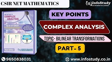 Complex Analysis – Bilinear Transformations (Part-5) | CSIR NET Mathematics |